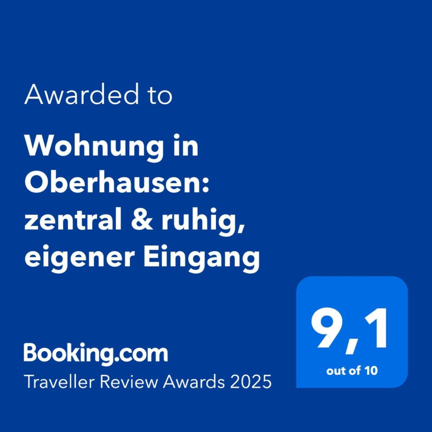 Wohnung In Oberhausen: Zentral & Ruhig, Eigener Eingang Oberhausen  Kültér fotó